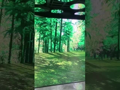 P2.5mm arriba restauran la pared video de la pantalla LED del cilindro de la forma de la pantalla flexible de la flexión LED