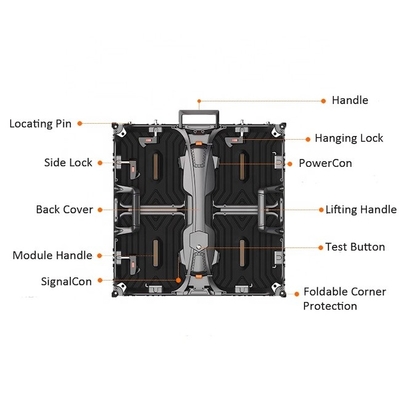 comprar P3.91mm Alquiler de escenario pantalla LED de fundición por inyección de aluminio online manufacture