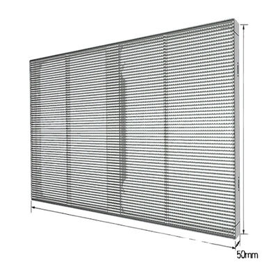 comprar Panel de pantalla LED transparente de vidrio para interiores P3.91-7.8 HD para exteriores online manufacture