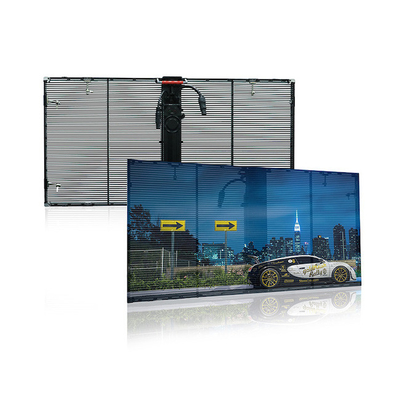 comprar 1000x1000mm Pantalla LED exterior transparente fuera de la cortina DIP346 online manufacture