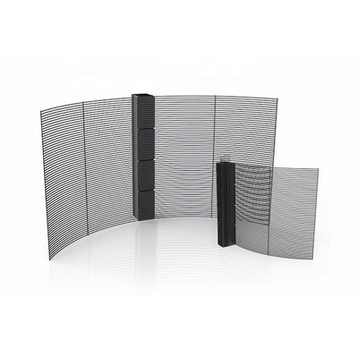 comprar P7.8-7.82mm de publicidad Transparente panel de pantalla LED de vidrio Ventana cortina de televisión online manufacture