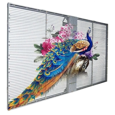 comprar P2.6-5.2 Display de ventana LED transparente de vidrio en interiores con alto brillo online manufacture