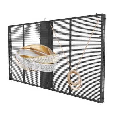 comprar 1000x1000mm Panel de visualización LED transparente P3.91-7.8 Vidrio exterior de publicidad online manufacture