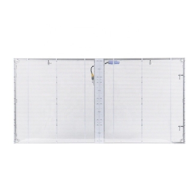 comprar PH3.91-7.81 Pantalla LED transparente exterior HD 3500 nits Ventana de cortina de vidrio online manufacture