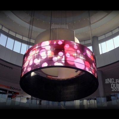 comprar P2.5 Pantalla de pantalla LED comercial cilindro flexible video 3D redondo online manufacture