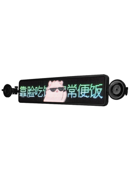 comprar Control Wifi LED pantalla de publicidad de color completo, ventana trasera LED tablero de mensajes de coche online manufacture