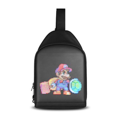 comprar Mochila Bluetooth LED con pantalla programable Pantalla de publicidad LED ligera online manufacture