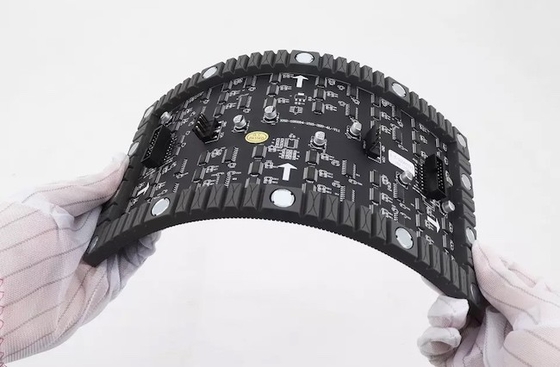 comprar P2mm de alta resolución, pantallas de visualización LED flexibles con cilindro de centro comercial online manufacture