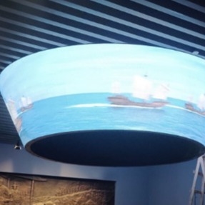 comprar P3 Centros comerciales Pantalla LED flexible Torus cilíndrico online manufacture